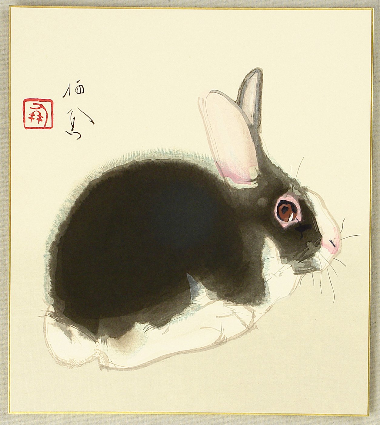 2023 Chinese New Year Rabbit Watercolor Japanese New Year